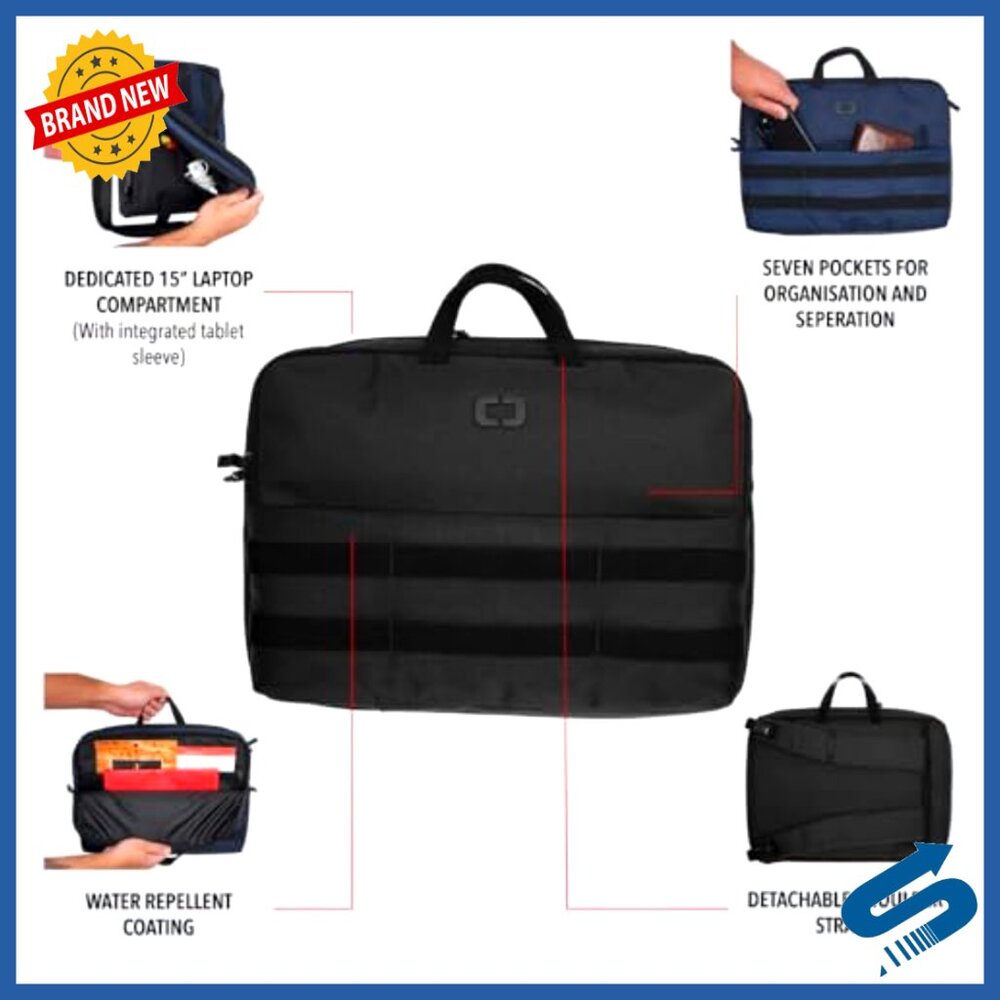 Sleek Durable Briefcase Backpack Minimal Professi… - image 3